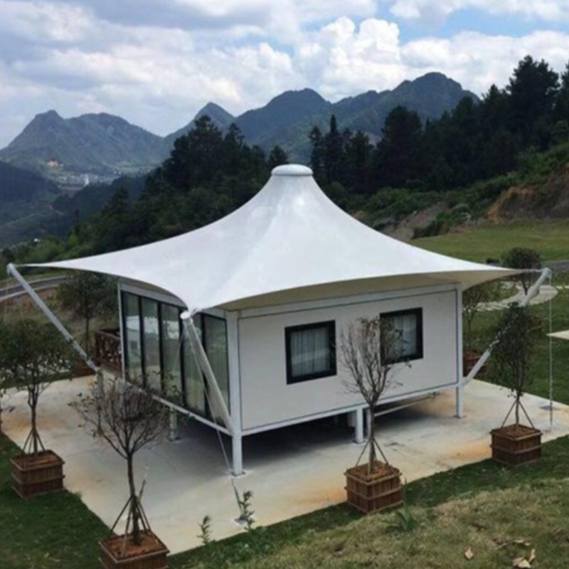 Outdoor Steel Frame Luxury Resort Tents With Hotel Anti - Corrosion Treatment